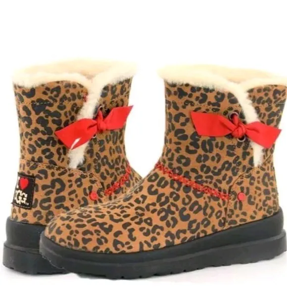 {I❤UGG} Leopard Print Bootie