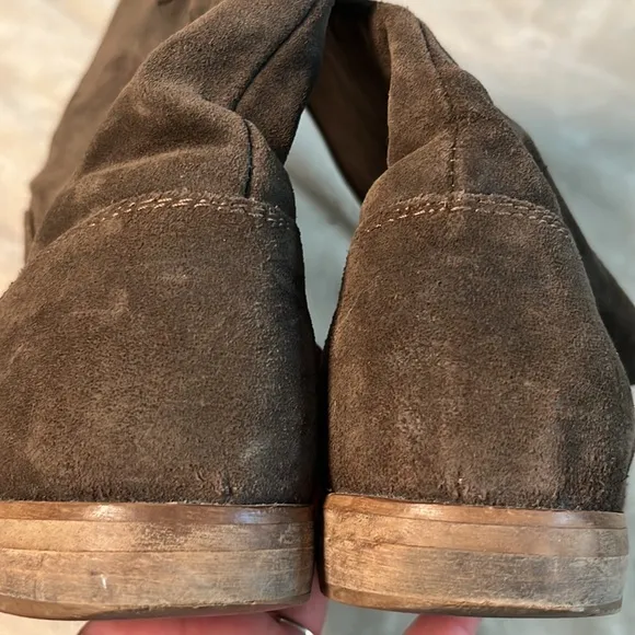 J Crew Brown Suede Leather Ankle Boots Size 7