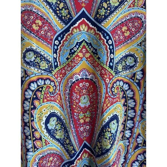 J. Mcglaughlin Catalina‎ Cloth Printed Paisley Shift Dress with pockets Size XS