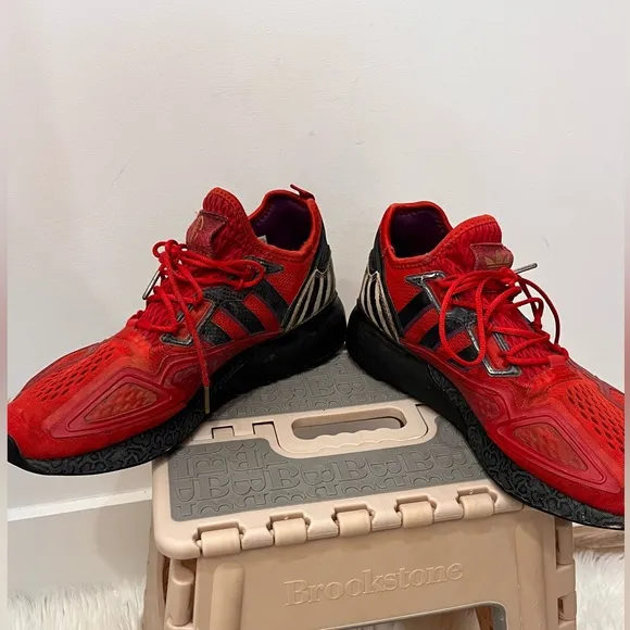 Jalen Ramsey x ZX 2K Boost 'Survival Is Rare' red black leopard men sz 11 shoes