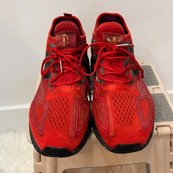 Jalen Ramsey x ZX 2K Boost 'Survival Is Rare' red black leopard men sz 11 shoes