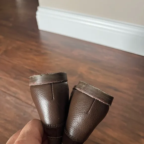 Janie and Jack Brown Leather and Suede Boots Riding Boots-Size 7