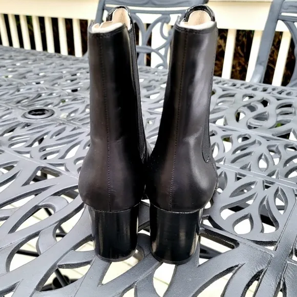 ✨JCREW✨Willa Stacked Heel Ankle Leather Boots