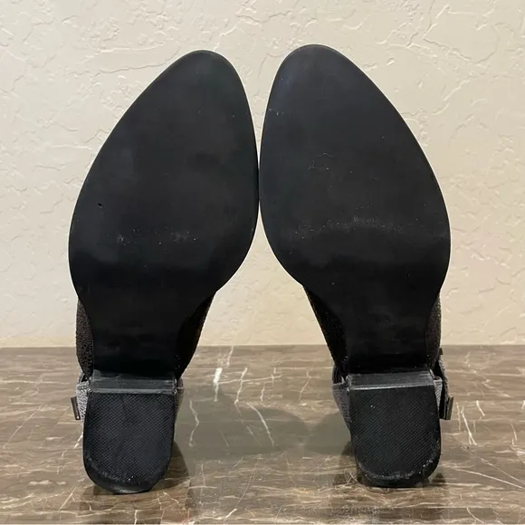 Jeffrey Campbell Everly Two-toned Leather Ankle Boots