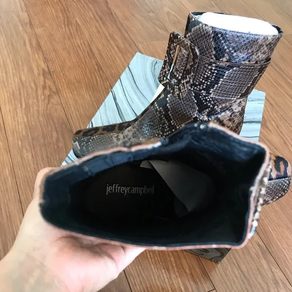 Jeffrey Campbell Godard Dual Animal Print Boots 7