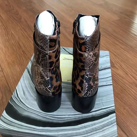 Jeffrey Campbell Godard Dual Animal Print Boots 7