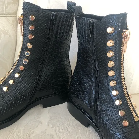 Jeffrey Campbell tonette studded boots size 6