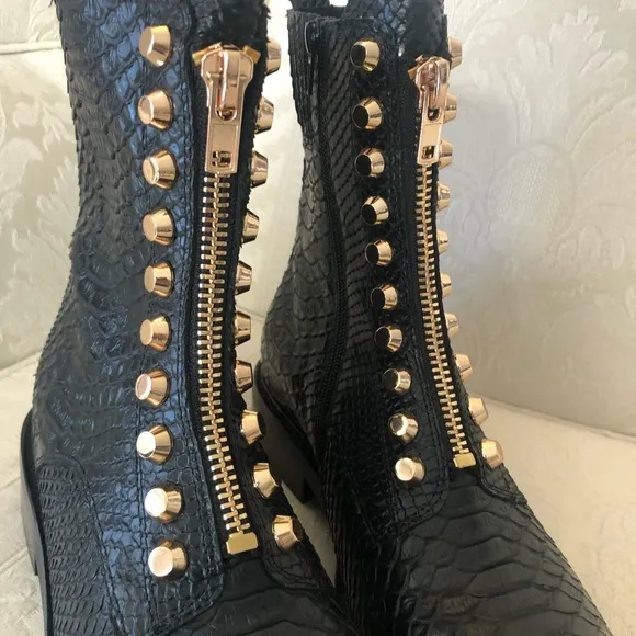 Jeffrey Campbell tonette studded boots size 6