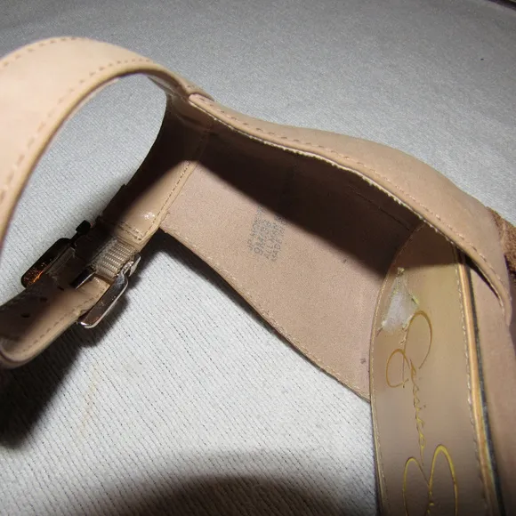JESSICA SIMPSON Tan JP Moniah Heels Shoes Size 9M