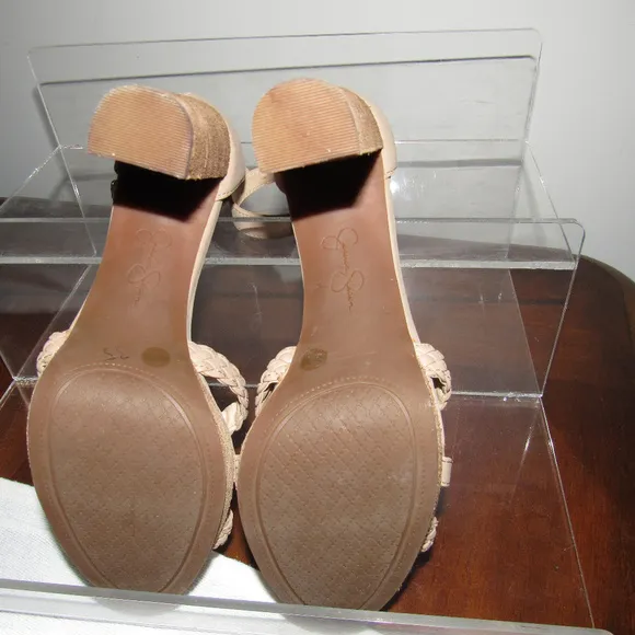 JESSICA SIMPSON Tan JP Moniah Heels Shoes Size 9M