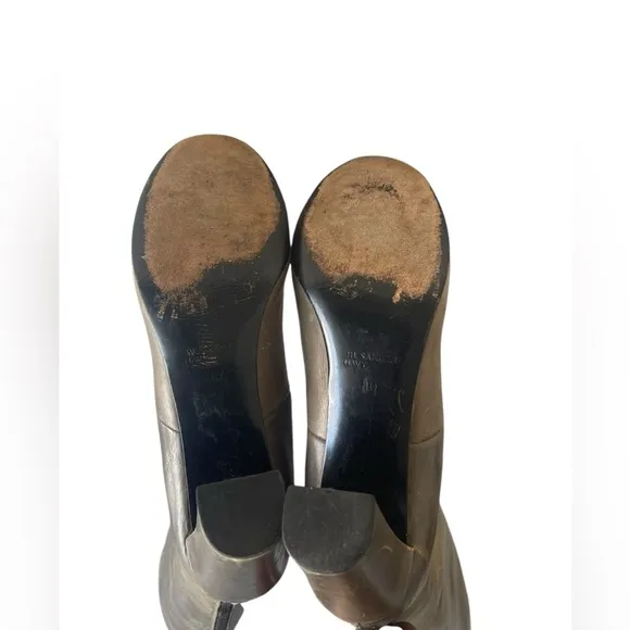 Jil Sander Women's Leather Boots Size:40