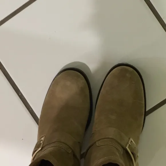 Jimmy Choo Tan Suede Ankle Boots in 39