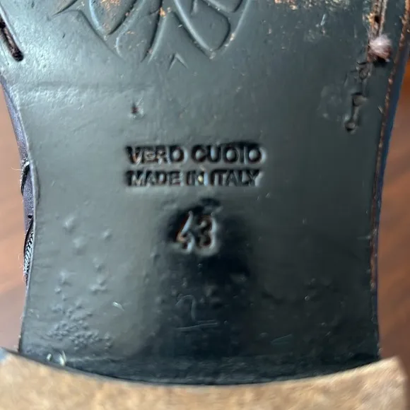 Jo Ghost Vero Cuoio Brown Leather Zip Ankle Boots with Buckle 43