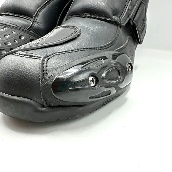 Joe Rocket Razor Motorcycle Boots Men's 13 BLACK