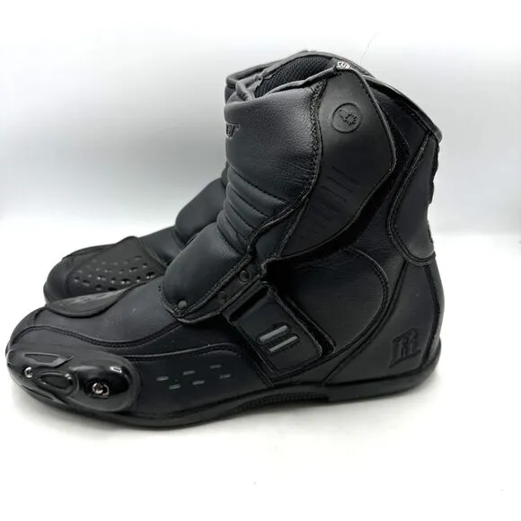 Joe Rocket Razor Motorcycle Boots Men's 13 BLACK
