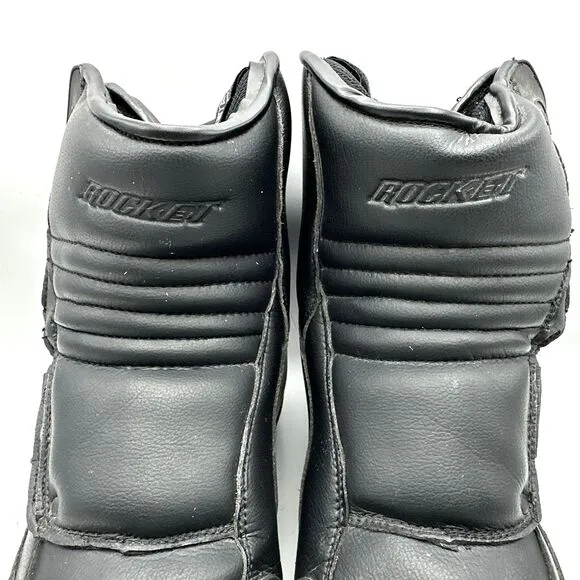 Joe Rocket Razor Motorcycle Boots Men's 13 BLACK