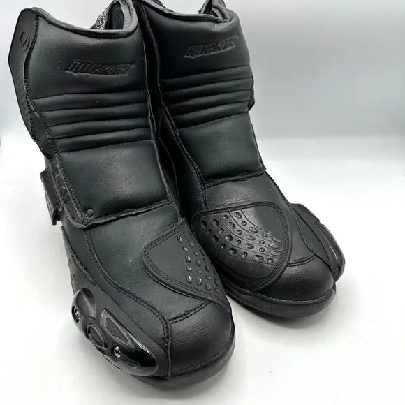 Joe Rocket Razor Motorcycle Boots Men's 13 BLACK