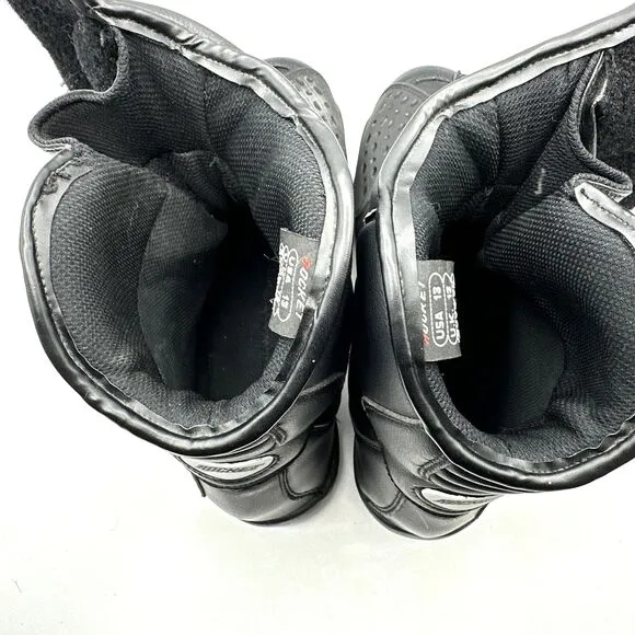 Joe Rocket Razor Motorcycle Boots Men's 13 BLACK