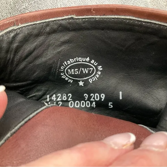 John Fluevog Shoes Living Malcolm Goodyear Welt Zipper Gusset Men Sz 5 &amp; W Sz 7