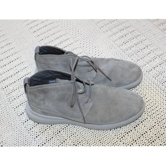 Johnnie O Chill Chukka men's Suede leather Shoes 8M Grey Size Ankle Boots