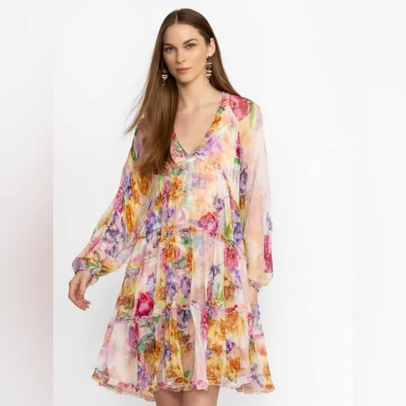 Johnny Was Fiona Silk Dress