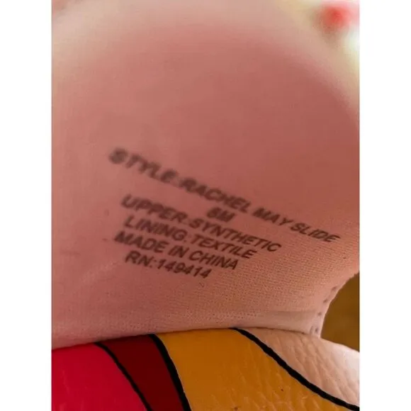 Johnny Was Rachel May Pool Slide Shoes Multicolor Size 8M