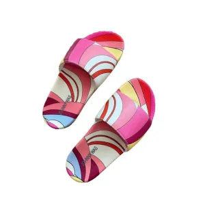 Johnny Was Rachel May Pool Slide Shoes Multicolor Size 8M