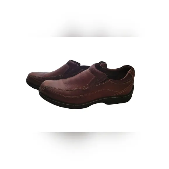 Johnston &amp; Murphy Leather Slip On Sheep Skin Waterproof XC4 System Sz 11