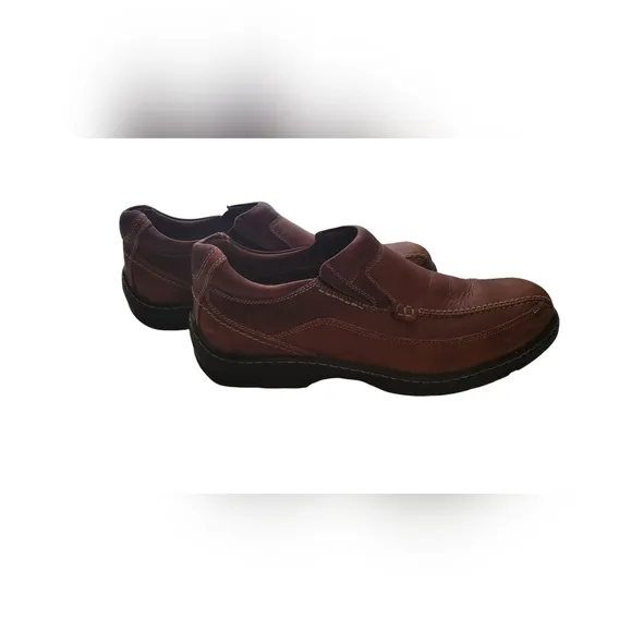 Johnston &amp; Murphy Leather Slip On Sheep Skin Waterproof XC4 System Sz 11