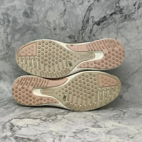 Johnston Murphy 10M Gold XC4 H2-Luxe Hybrid Leather Golf Shoes Waterproof P11-17