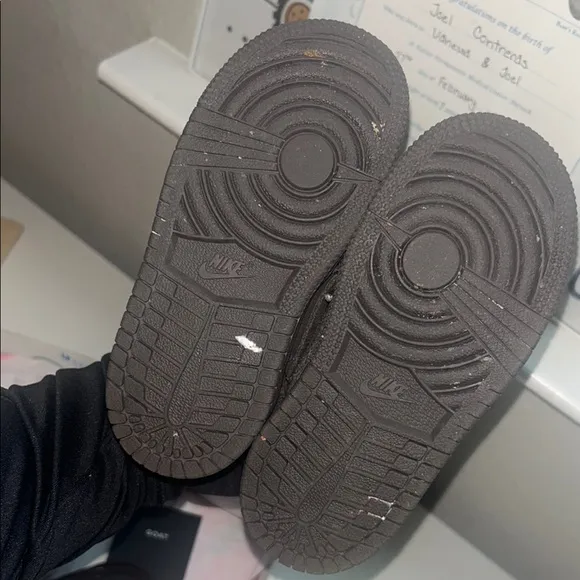 Jordan 1 Low OG TD 'Velvet Brown' Kids Shoes