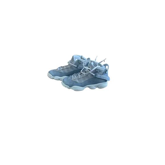 Jordan 6 Rings Kids Shoes Size 4Y Gray Sneakers
