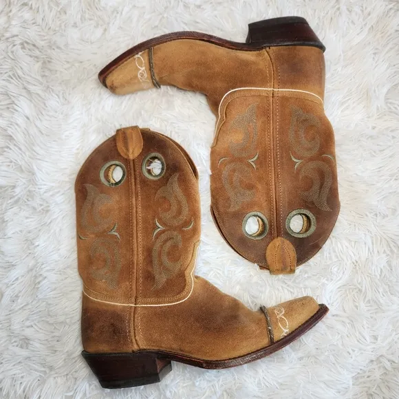 Justin Bent Rail Sand Western Cowgirl Boots