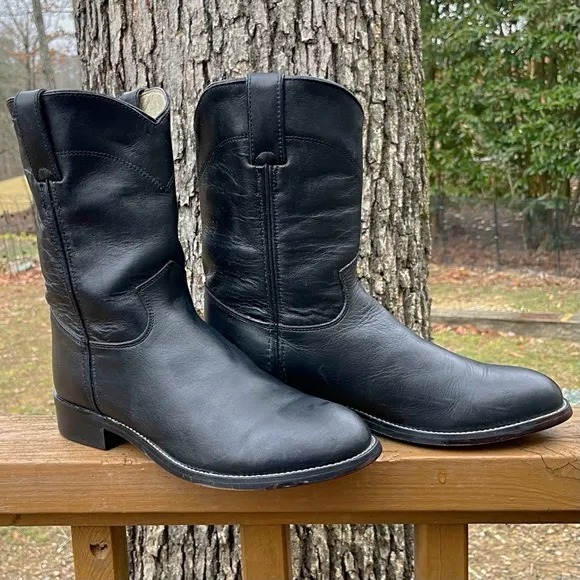 Justin’s Cora Roper Cowgirl English Equestrian Country Western Riding Boots
