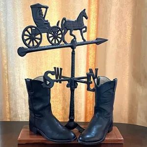 Justin’s Cora Roper Cowgirl English Equestrian Country Western Riding Boots