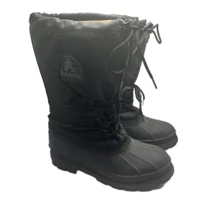 Kamik The Canuck Snow Boots Youth/Men's Size 6M (Women's 7.5) Black