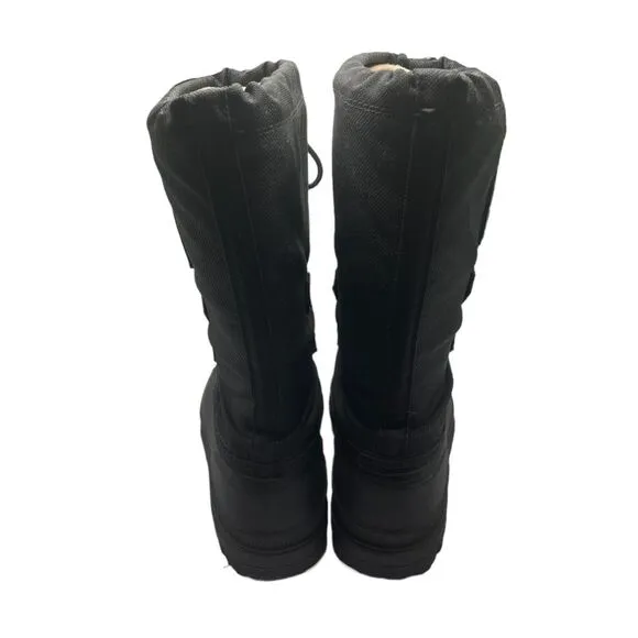 Kamik The Canuck Snow Boots Youth/Men's Size 6M (Women's 7.5) Black