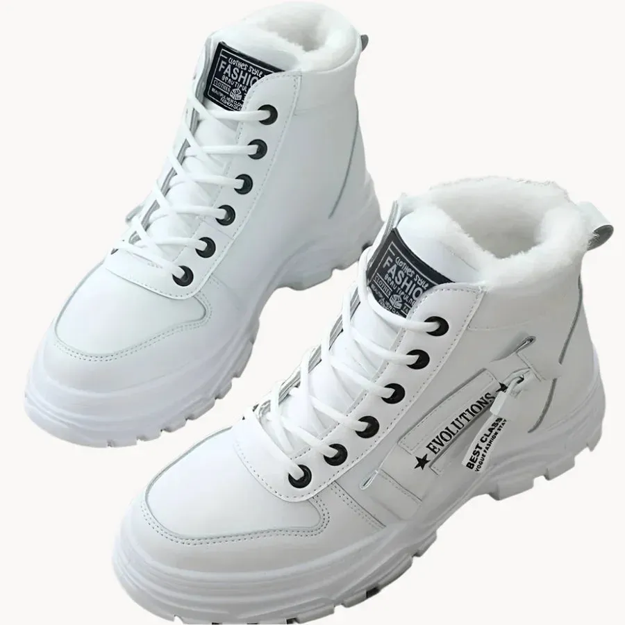 Karen - waterproof, plush women's winter boots on the inside
