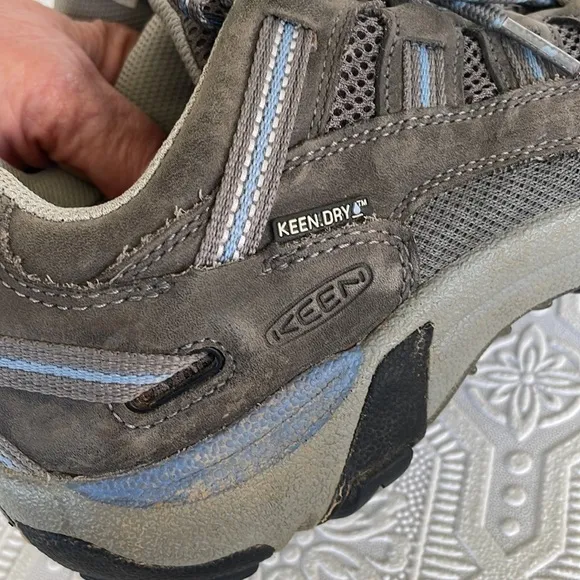 Keen Alamosa Blue and Grey Waterproof Hiking Shoe