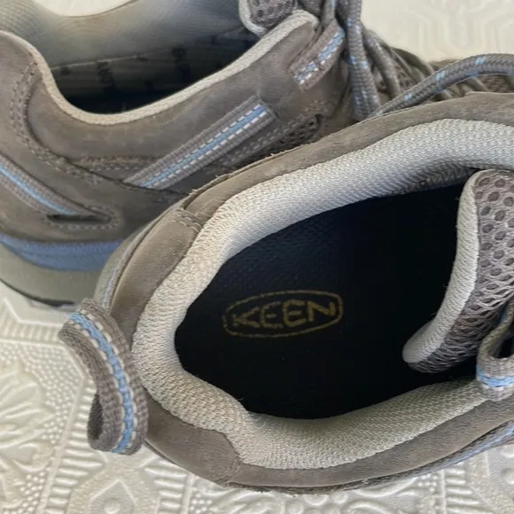 Keen Alamosa Blue and Grey Waterproof Hiking Shoe