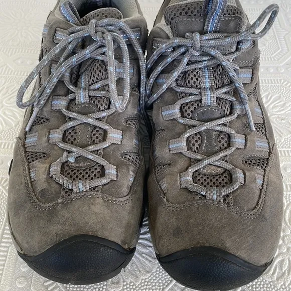 Keen Alamosa Blue and Grey Waterproof Hiking Shoe