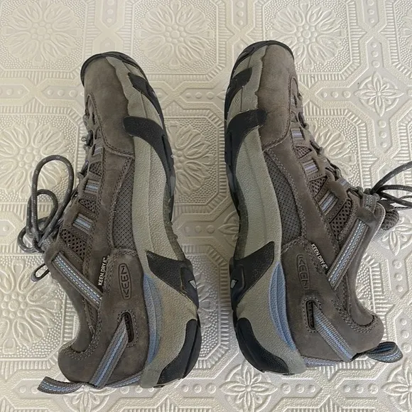 Keen Alamosa Blue and Grey Waterproof Hiking Shoe