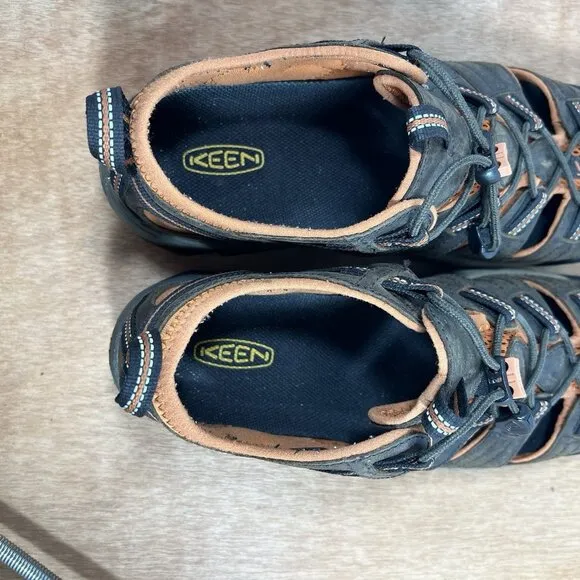 Keen Arroyo II 1008419 Men 10.5 Brown Leather Waterproof Hiking Slingback Sandal