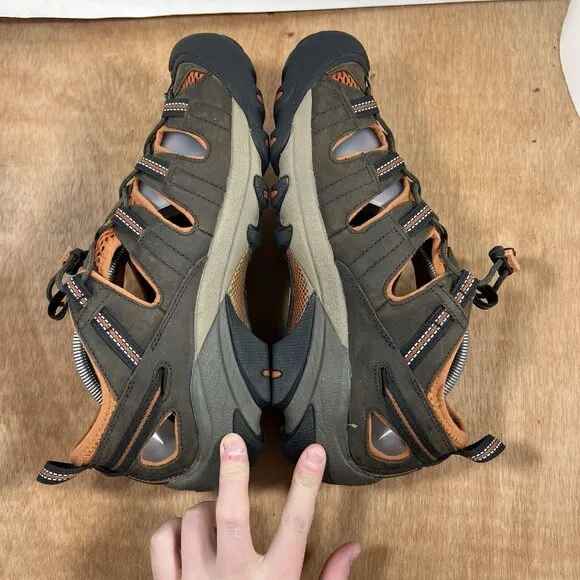 Keen Arroyo II 1008419 Men 10.5 Brown Leather Waterproof Hiking Slingback Sandal