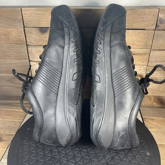 Keen Austin Mens Shoes Size 8.5 Black Leather Casual Walking Hiking Sneakers