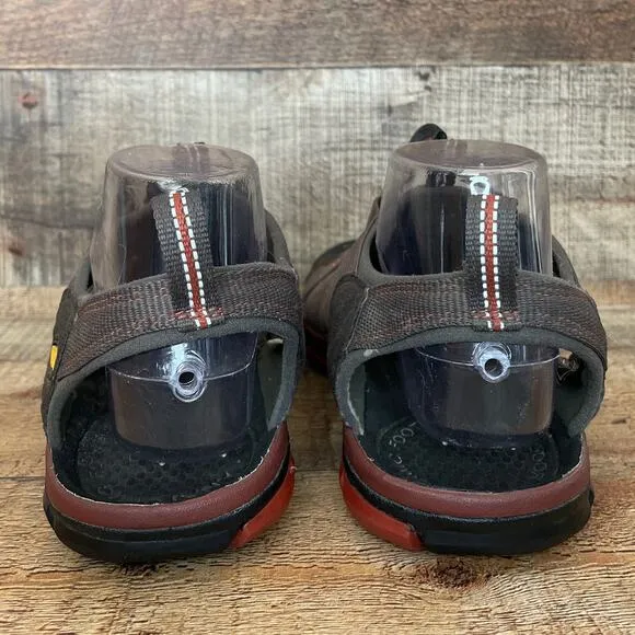 Keen Clearwater CNX Sandals Hiking Water Shoes Raven Burnt Henna Size 10
