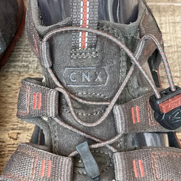 Keen Clearwater CNX Sandals Hiking Water Shoes Raven Burnt Henna Size 10