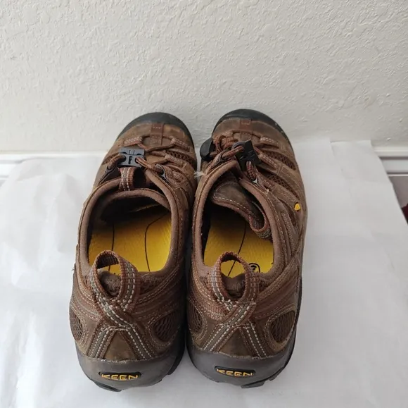KEEN Detroit Soft Toe Leather Hiking Low Shoes
