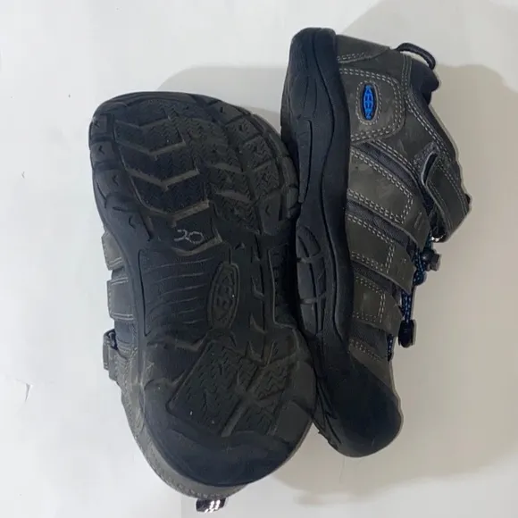 Keen Kids Targhee 3 Waterproof Hiking Grey And Black Shoes Size US 3