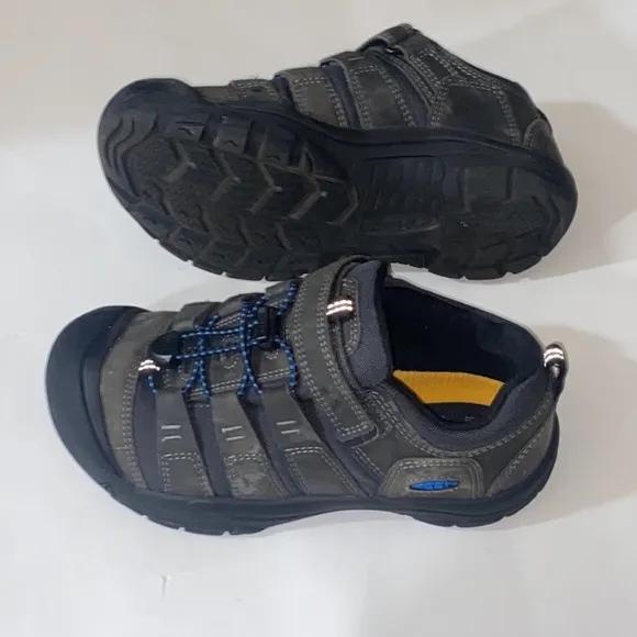Keen Kids Targhee 3 Waterproof Hiking Grey And Black Shoes Size US 3